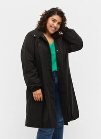 Jacka med huva, Black, Model