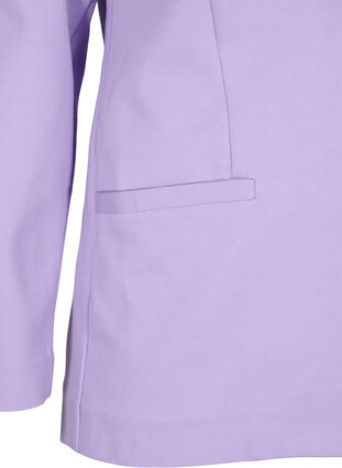 Enkel blazer med knapp, Purple Rose, Packshot image number 3