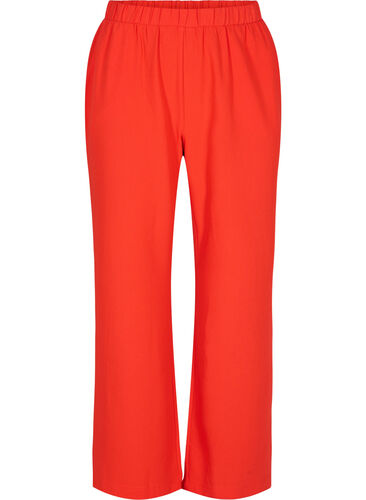 Lösa byxor med resår, Fiery Red, Packshot image number 0