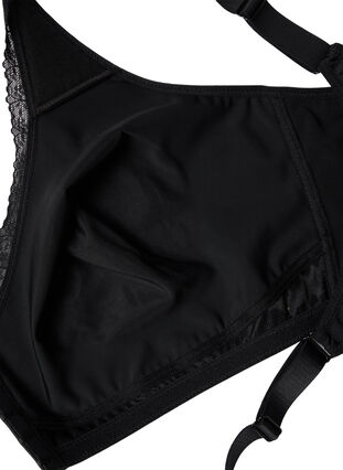 Framknäppt BH, Black, Packshot image number 3
