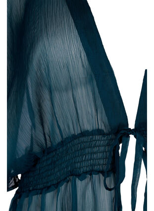 Strandkimono med smock och korta ärmar, Spruced-up, Packshot image number 2