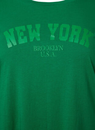 T-shirt i bomull med texttryck, Jolly Green W. New, Packshot image number 2