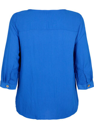 V-ringad blus i viskos med knappar, Surf the web, Packshot image number 1
