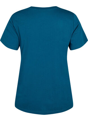 T-shirt i bomull med tryck, Blue Coral SAINT, Packshot image number 1