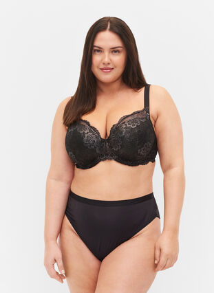 Trosor i spets, Black, Model image number 0