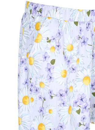Löst sittande pyjamashorts med tryck, Lavender Blue AOP, Packshot image number 2