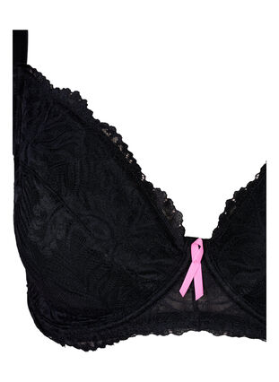 Support the breasts – bygel-bh för bröstprotes, Black, Packshot image number 2