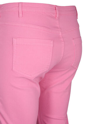 Kroppsnära Emily capribyxor, Rosebloom, Packshot image number 3