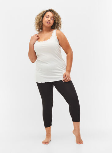 Basleggings 3/4 längd, Black, Model image number 0