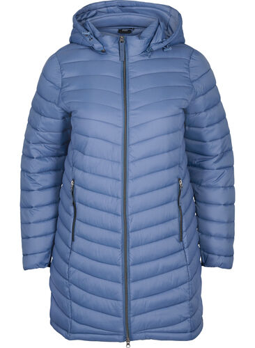 Lättviktsjacka med avtagbar huva och fickor, Bering Sea, Packshot image number 0