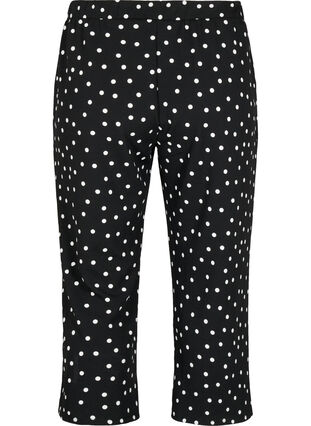 Lösa byxor med ankellängd, Black Dot, Packshot image number 1