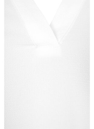 Långärmad blus med spetsdetalj , Bright White, Packshot image number 2