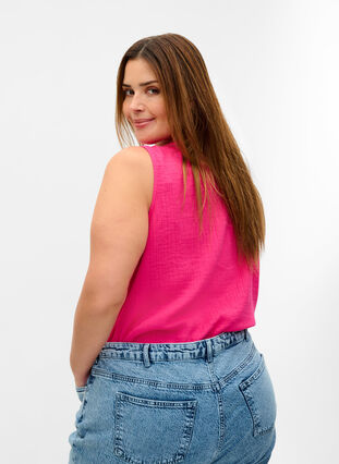 Bomullstopp med knappar , Beetroot, Model image number 1