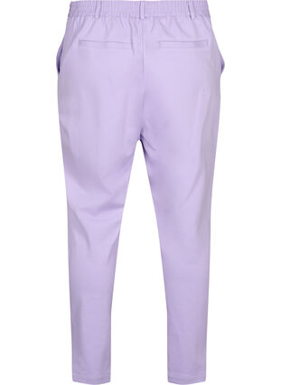 Croppade byxor med fickor, Purple Rose, Packshot image number 1