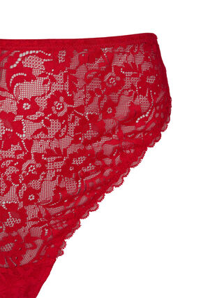 G-string i spets med normalhög midja, Red Ass., Packshot image number 2