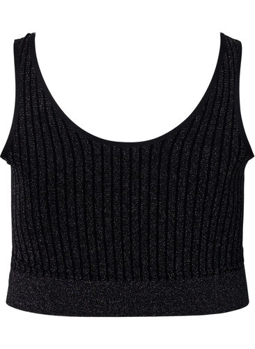 Seamless bh med glitter, Black w. Lurex, Packshot image number 1