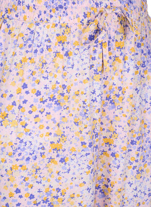 Lösa byxor i viskos med all-over mönster, Cameo Pink AOP, Packshot image number 2