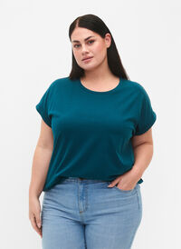 2-pack kortärmade t-shirtar, Deep Teal / Black, Model