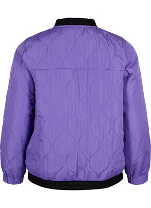 Bomberjacka med fickor och glitter, Passion Flower, Packshot image number 1