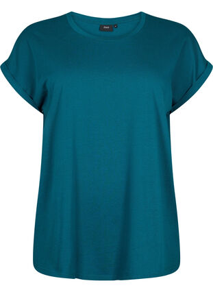 2-pack kortärmade t-shirtar, Deep Teal / Black, Packshot image number 2