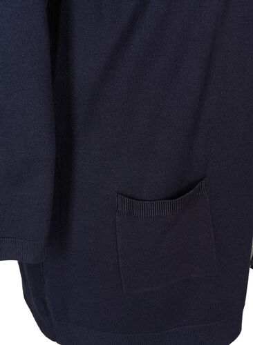 Cardigan med fickor, Night Sky, Packshot image number 3