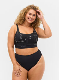 Bikinitrosa med hög midja, Black, Model