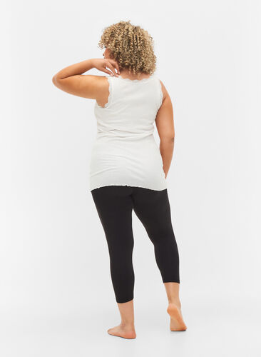 Basleggings 3/4 längd, Black, Model image number 1