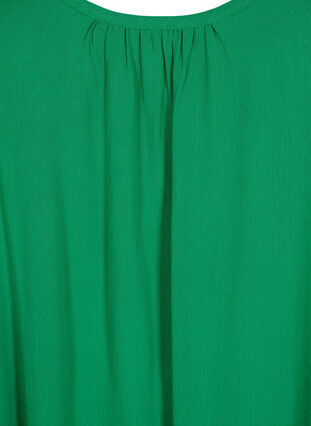 Enfärgad slipklänning i viskos, Jolly Green, Packshot image number 2