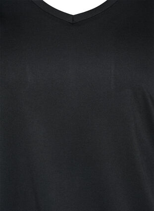 Kortärmad träningströja, Black, Packshot image number 2