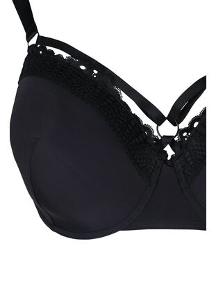 Bh med spets, Black, Packshot image number 2