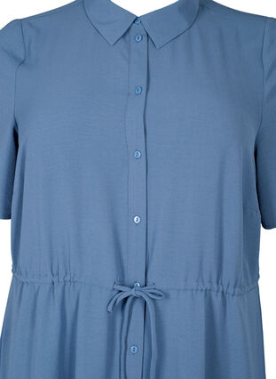 Skjortklänning med korta ärmar, Vintage Indigo, Packshot image number 2