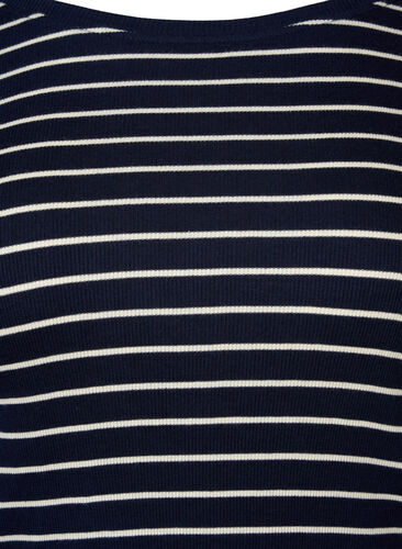 Randig tröja med rund hals, Night Sky Stripe, Packshot image number 2