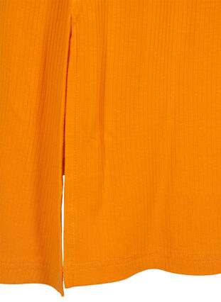 Ärmlös ribbad klänning i viskos, Exuberance, Packshot image number 3