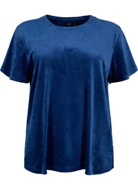 T-shirt i velour