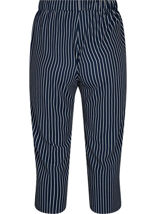 Lösa byxor med ankellängd, Navy Blazer Stripe, Packshot image number 1