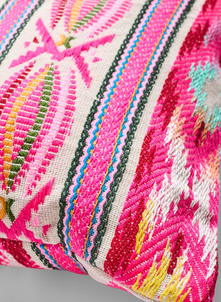 Mönstrat kuddfodral, Pink, Packshot image number 1