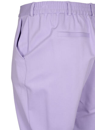 Croppade byxor med fickor, Purple Rose, Packshot image number 3