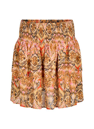 Mönstrad kjol med smock, Colorful Ethnic, Packshot image number 0
