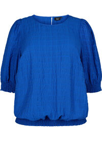 Smockblus med lyocell (TENCEL™)