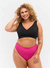 Bikinitrosa med hög midja, Pink Peacock, Model