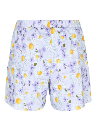 Löst sittande pyjamashorts med tryck, Lavender Blue AOP, Packshot image number 1