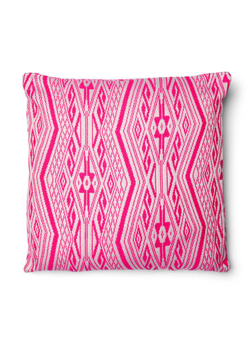 Kuddfodral med mönster, Pink, Packshot image number 0