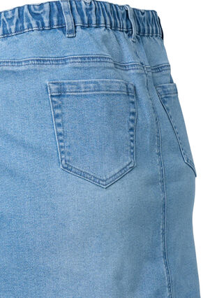 Denimkjol med a-linjeformad passform, Light blue denim, Packshot image number 2