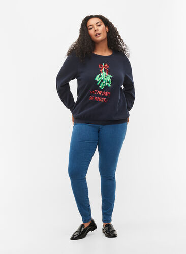 Jultröja, Night Sky Mistletoe, Model image number 2