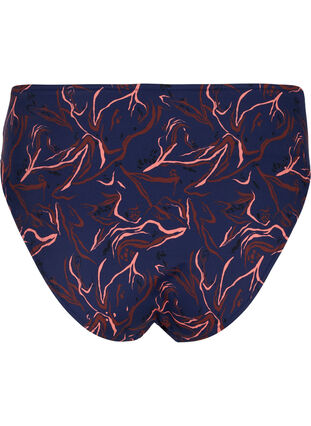 Bikinitrosa med hög midja och hög benskärning, Graphic Print, Packshot image number 1