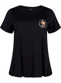 T-shirt i bomull med tryck framtill