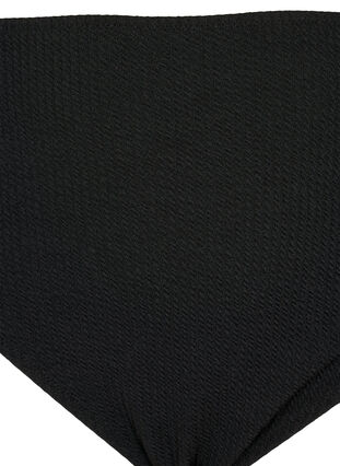 Bikinitrosor med crepe-struktur, Black, Packshot image number 2
