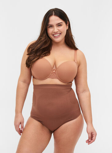 Shapetrosa med hög midja, Clove, Model image number 0