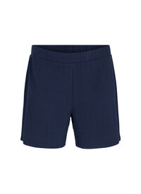 Lösa shorts i tyg med struktur
