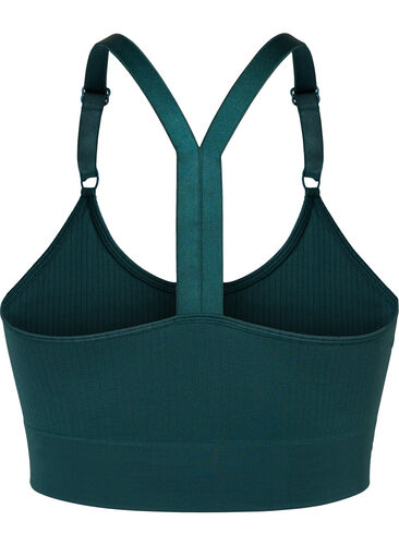 Seamless sport-bh i ribbat material, Pine Grove, Packshot image number 1